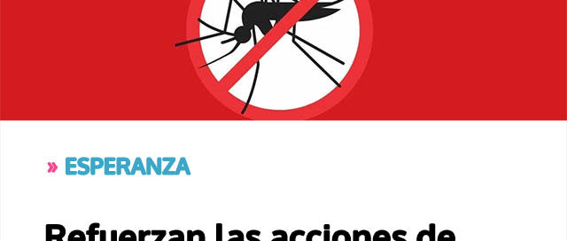 Refuerzan las acciones de prevención ante la alta presencia del mosquito del dengue