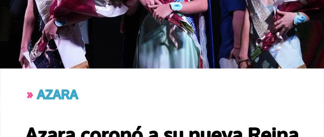 Azara coronó a su nueva Reina Provincial de la Mojarrita en una noche festiva