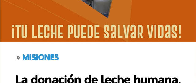 La donación de leche humana, un aporte vital para la atención neonatal
