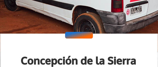 Concepción de la Sierra sumó una camioneta para asistencia social y traslados de salud